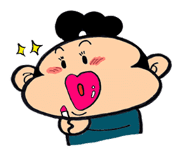 child samurai zen sticker #2146968