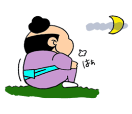 child samurai zen sticker #2146970