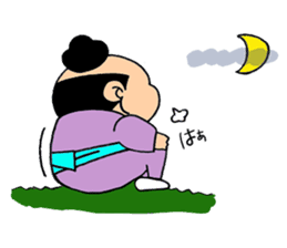 child samurai zen sticker #2146970