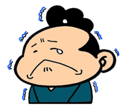 child samurai zen sticker #2146971