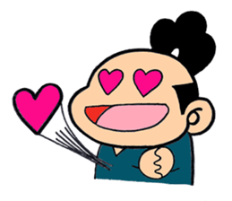 child samurai zen sticker #2146973