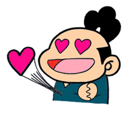 child samurai zen sticker #2146973