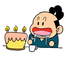 child samurai zen sticker #2146975