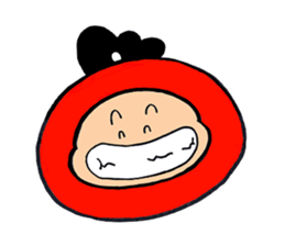 child samurai zen sticker #2146983