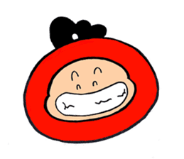 child samurai zen sticker #2146983