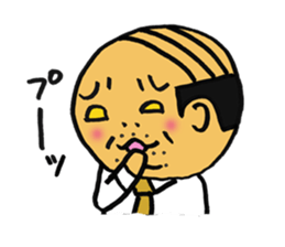 the tired businessman sticker #2147041