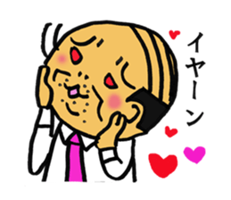 the tired businessman sticker #2147043