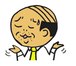 the tired businessman sticker #2147047