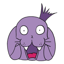 Purple Walrus sticker #2147856