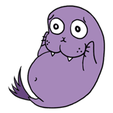 Purple Walrus sticker #2147862