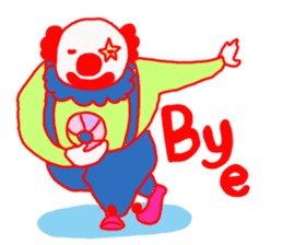 Clown old man sticker #2148305