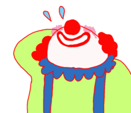 Clown old man sticker #2148312
