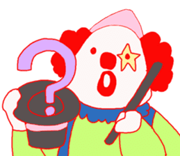 Clown old man sticker #2148320