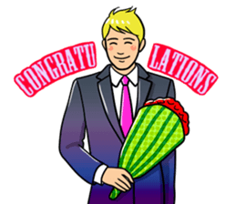 Cool Businessman.2 sticker #2148352