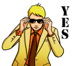 Cool Businessman.2 sticker #2148363
