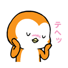 ORANGE PENGUIN sticker #2148800
