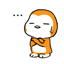 ORANGE PENGUIN sticker #2148805