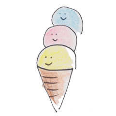 ice cream stickers