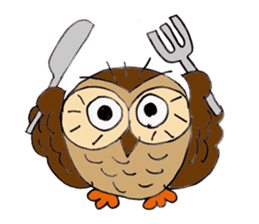 THE OWL TURNED INTO A WISE MAN sticker #2150143