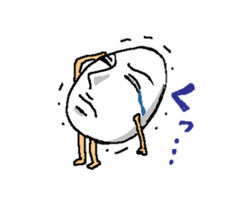 Good looking egg named Louis sticker #2151015