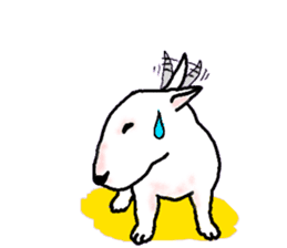Miss HANA of bull terrier sticker #2151675
