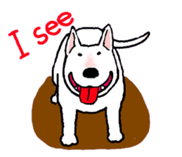 Miss HANA of bull terrier sticker #2151702