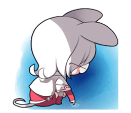 The Twelve Animals girl sticker #2151865