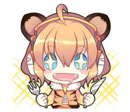 The Twelve Animals girl sticker #2151871