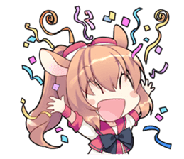 The Twelve Animals girl sticker #2151882