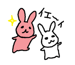 Cute rubbits in love sticker #2151969