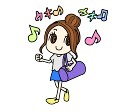 3up for lady !! sticker #2152354