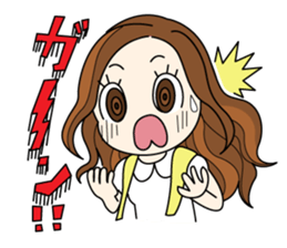 3up for lady !! sticker #2152368