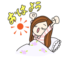 3up for lady !! sticker #2152375