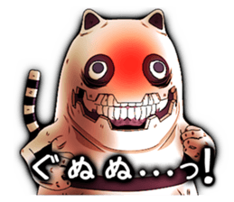 Wonder ghost cat Morphy Version2 sticker #2152395