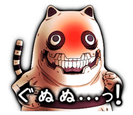 Wonder ghost cat Morphy Version2 sticker #2152395