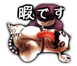 Wonder ghost cat Morphy Version2 sticker #2152418