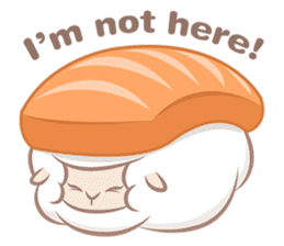 Hitsuji Gohan: Yummy Cute Sushi Sheep sticker #2153170