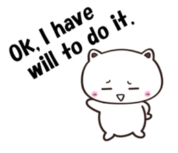 Contrary Cat sticker #2153393