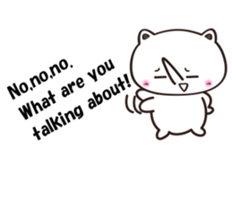 Contrary Cat sticker #2153400