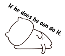 Contrary Cat sticker #2153402