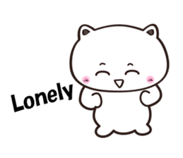 Contrary Cat sticker #2153403