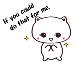 Contrary Cat sticker #2153404