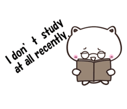 Contrary Cat sticker #2153406