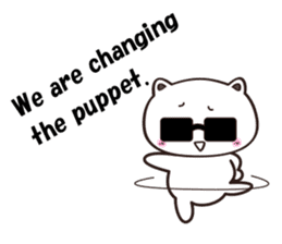 Contrary Cat sticker #2153408