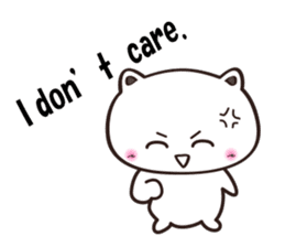 Contrary Cat sticker #2153411