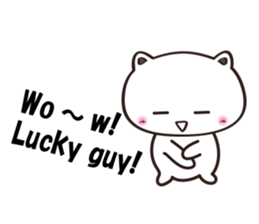 Contrary Cat sticker #2153416