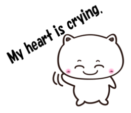 Contrary Cat sticker #2153417