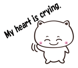 Contrary Cat sticker #2153417