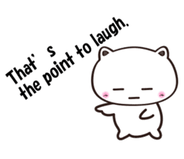 Contrary Cat sticker #2153418