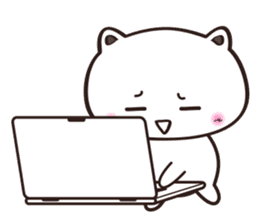 Contrary Cat sticker #2153426